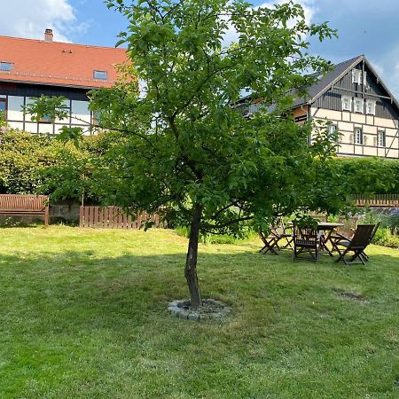 Urlaubsfreude Biedermann Haus Glucksstein Ferienwohnung Aquamarin Bad Schandau Bagian luar foto