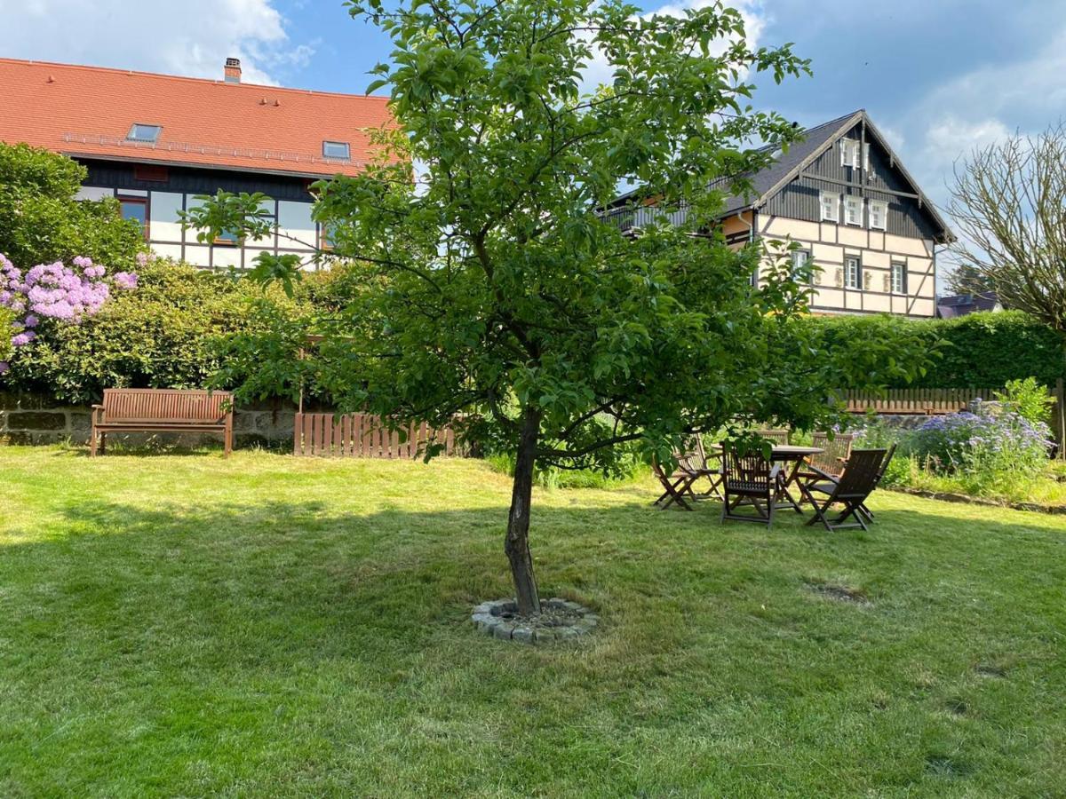 Urlaubsfreude Biedermann Haus Glucksstein Ferienwohnung Aquamarin Bad Schandau Bagian luar foto